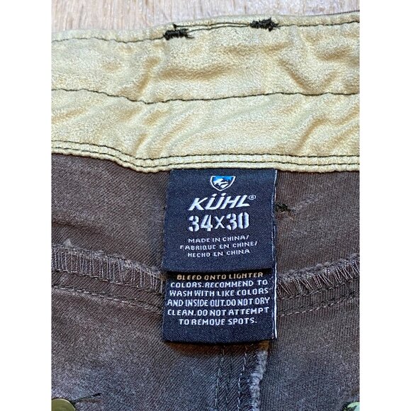 Kuhl Ryder Mens 34x30 Brown Pants Durable Cotton Canvas Workwear - Picture 4 of 8